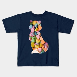 Love heart fox - Candy Kids T-Shirt